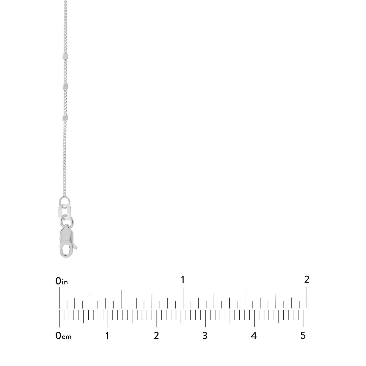 14K Yellow Gold or White Gold 1.35mm Triple Bead Saturn Chain Necklace with Lobster Lock