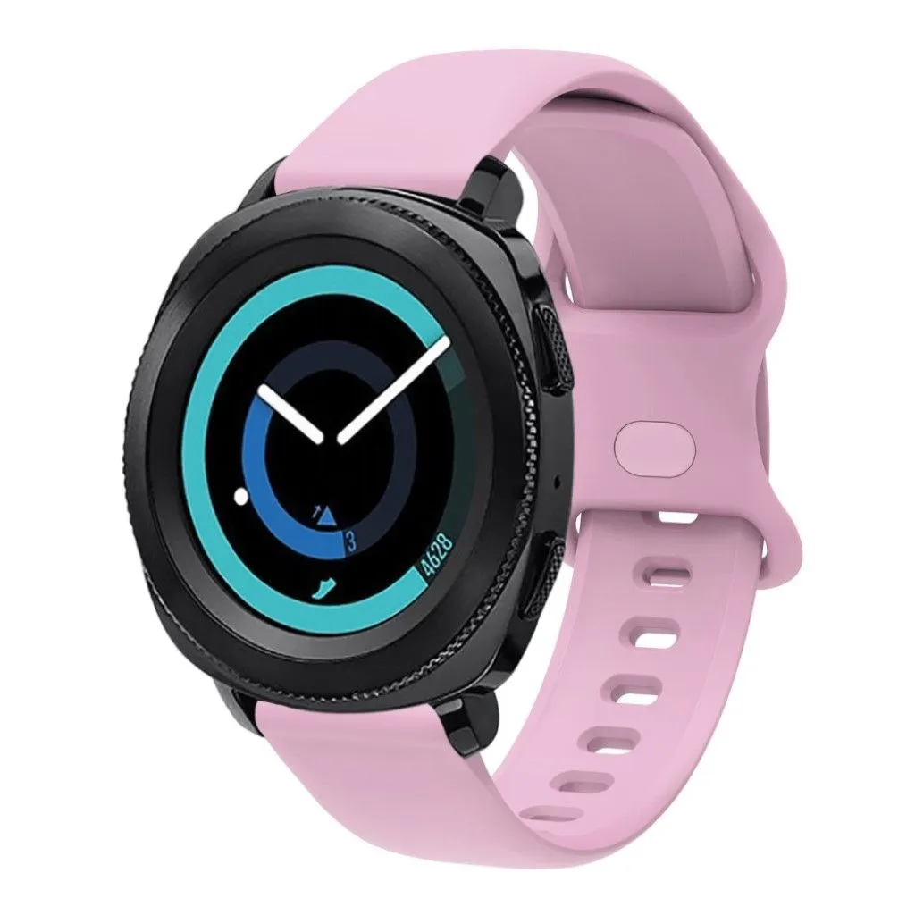 22mm Universal sport silicone watch strap - Pink