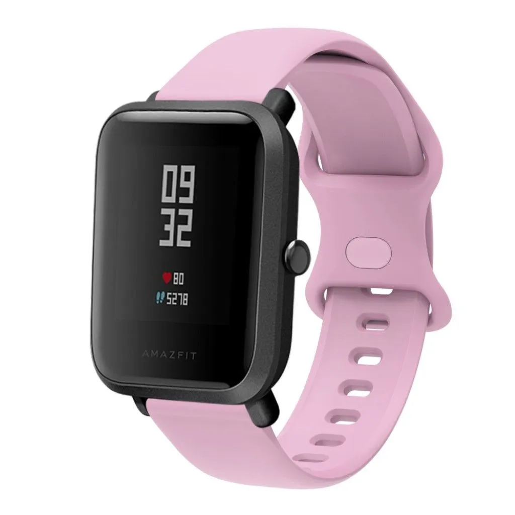 22mm Universal sport silicone watch strap - Pink