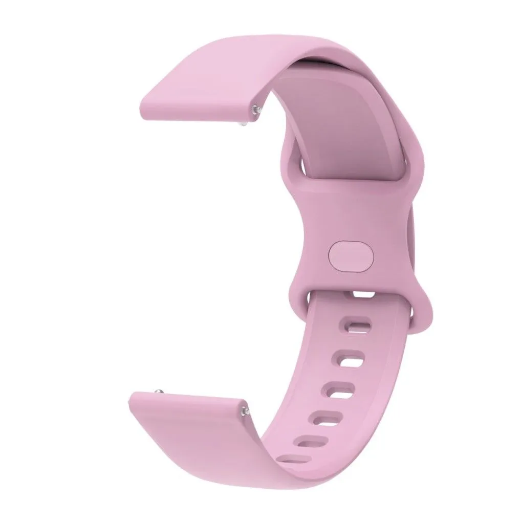 22mm Universal sport silicone watch strap - Pink