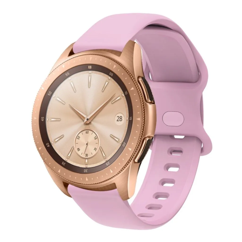 22mm Universal sport silicone watch strap - Pink