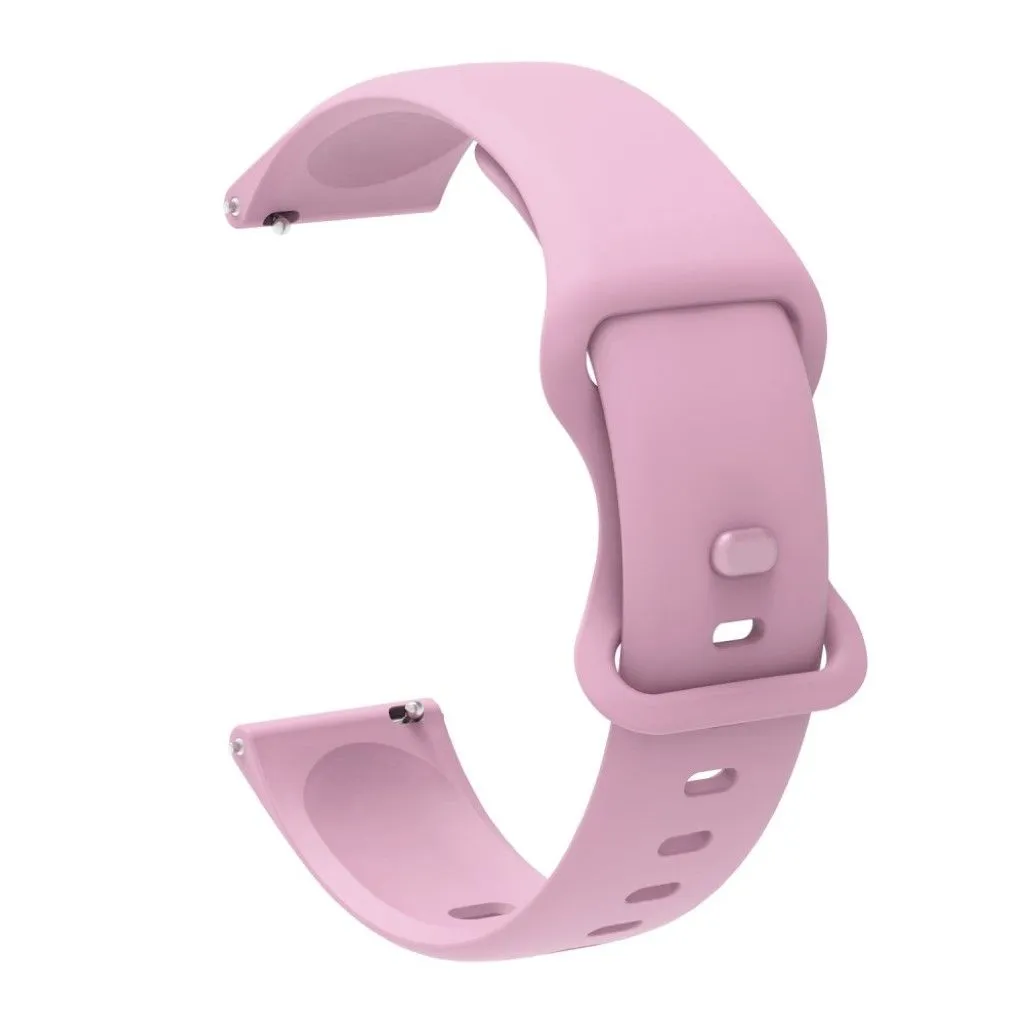 22mm Universal sport silicone watch strap - Pink