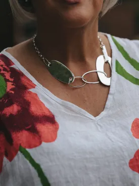 Abstract Link Necklace