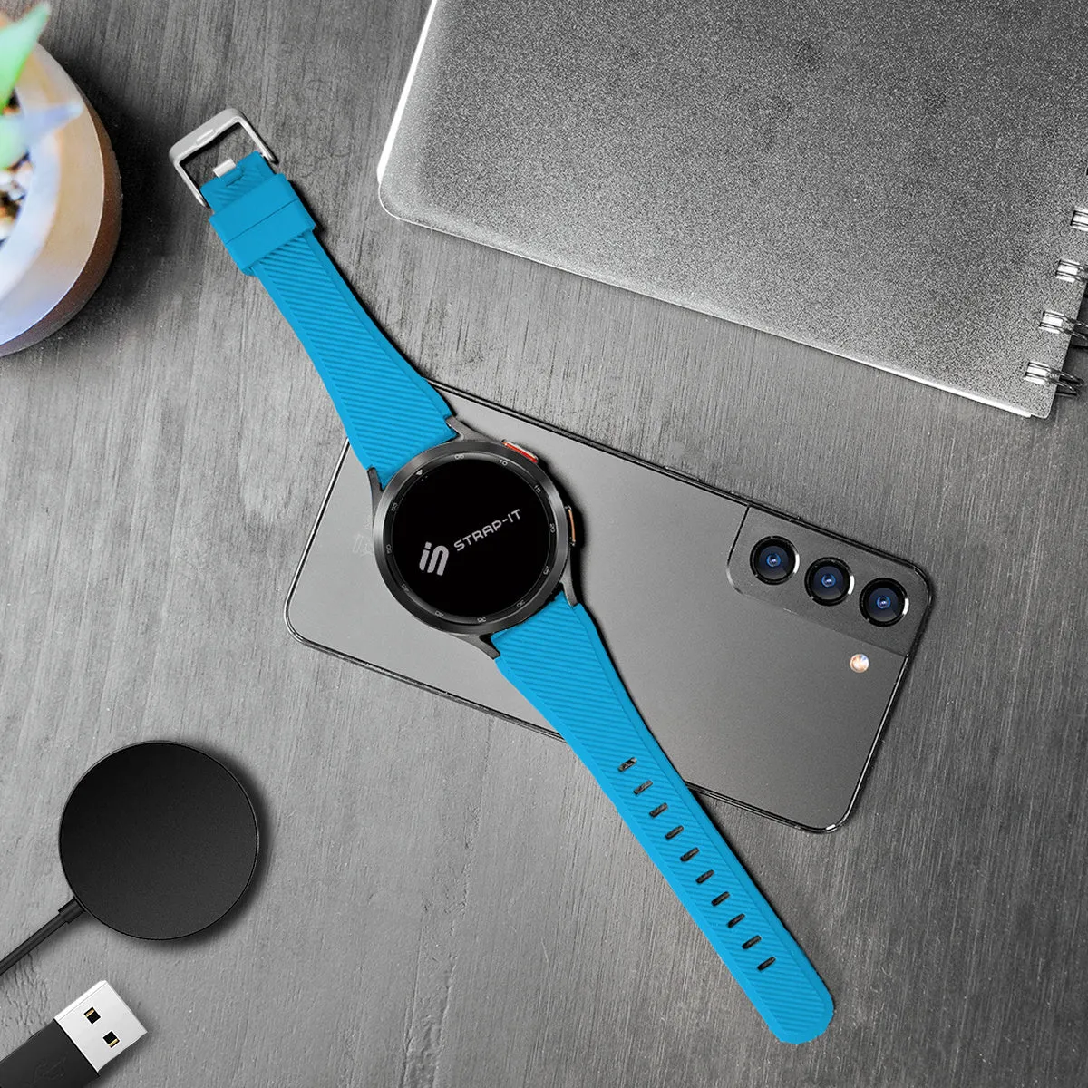 Amazfit GTR 3 (Pro) Silicone Strap (Light Blue)
