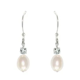 Anna Pearl Drop Bridal Earrings