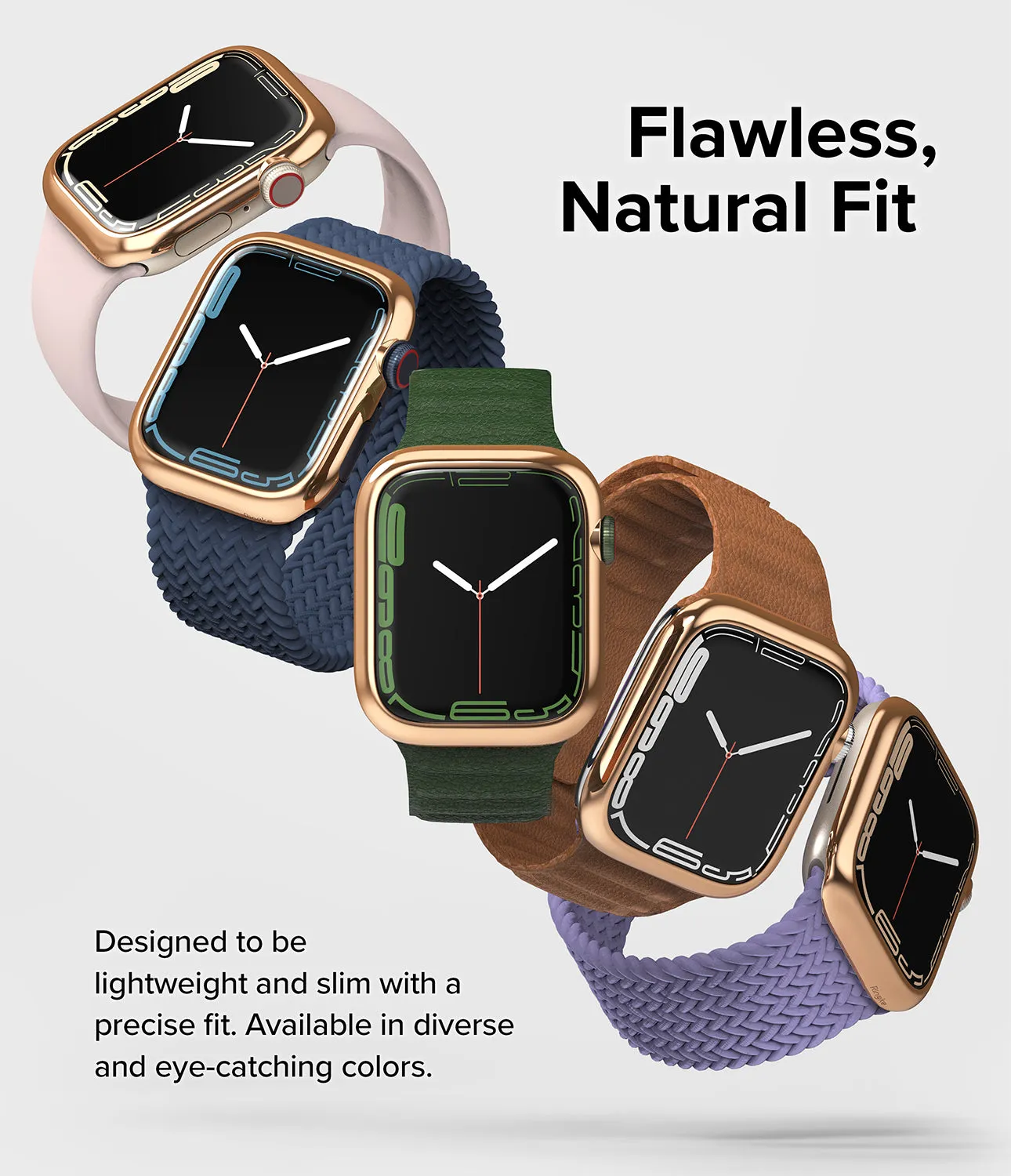 Apple Watch 8 / 7 41mm | Bezel Styling| Rose Gold (41-02)