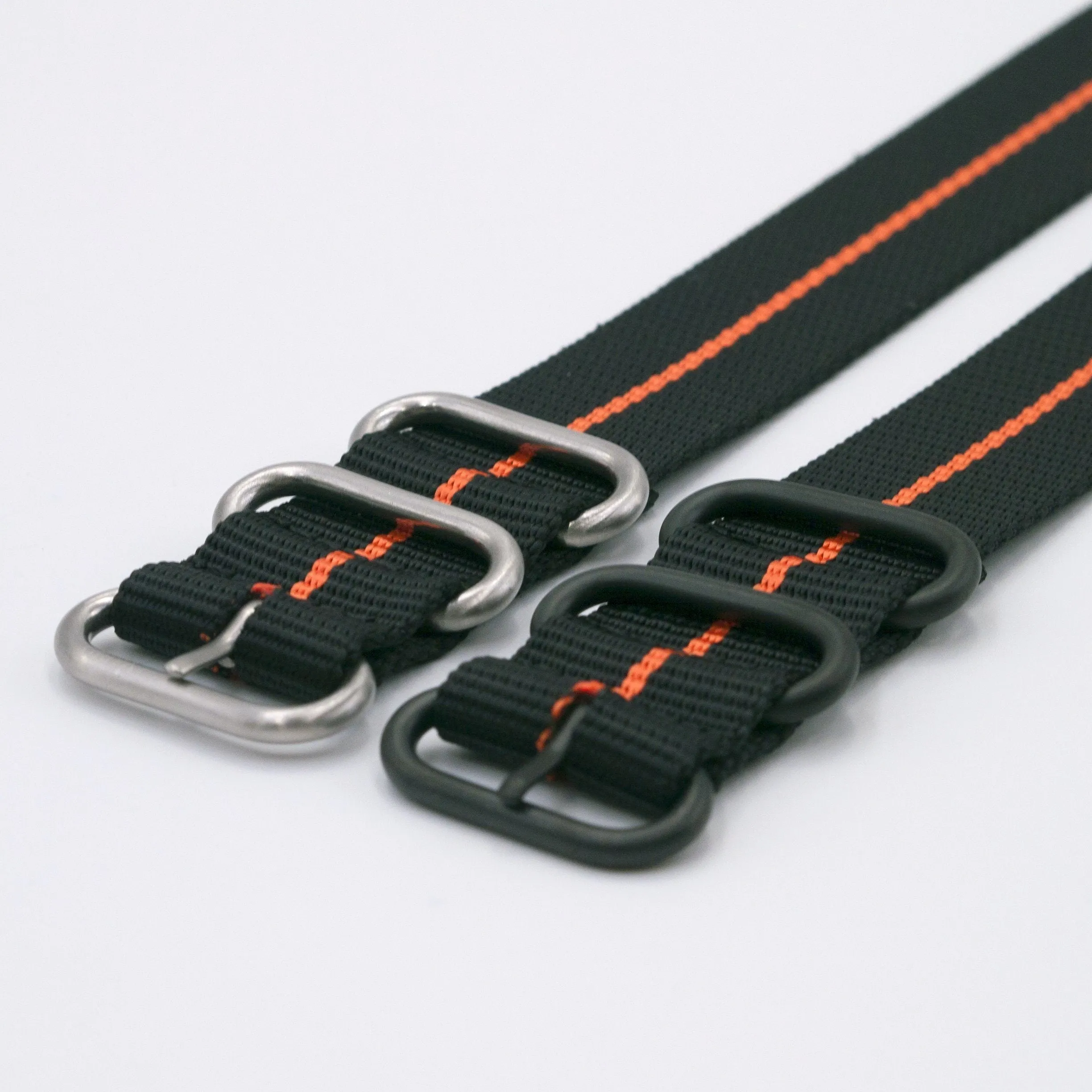 Ballistic Nylon Fire Divider Watch Strap with G-Shock Compatible Adapter and Spring Bar Tool