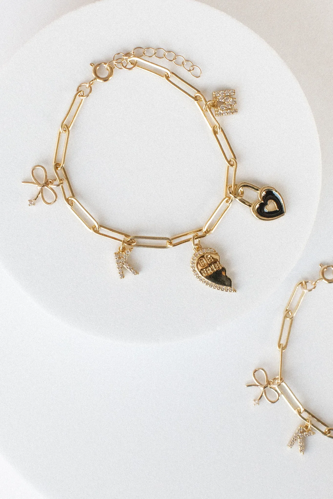 BFF Heart Charm