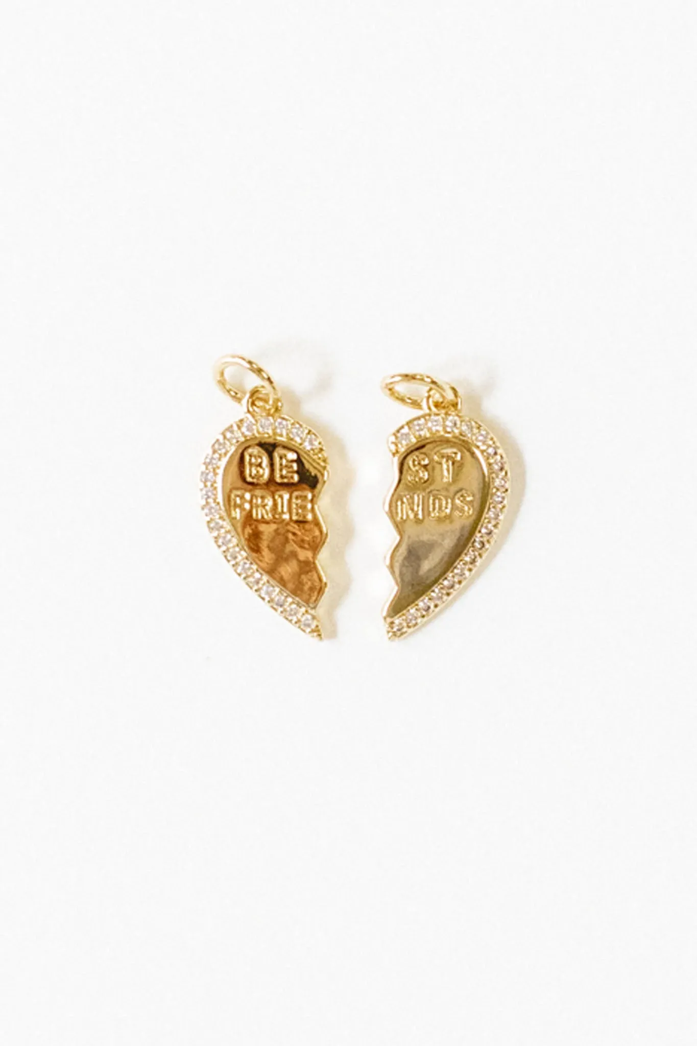 BFF Heart Charm