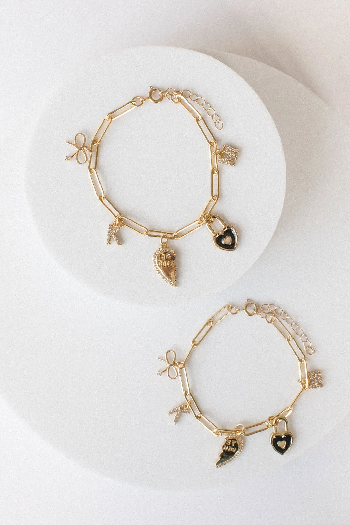 BFF Heart Charm