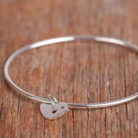 Bird Bangle - large