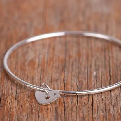 Bird Bangle - large