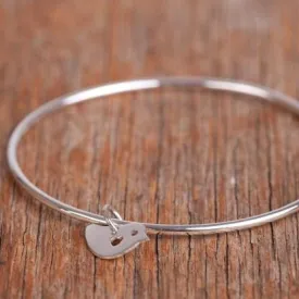 Bird Bangle - small