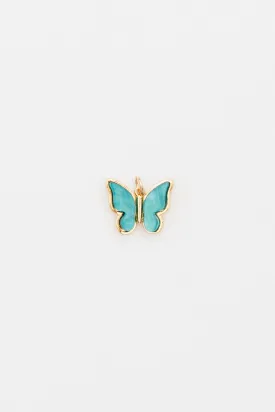 Blue Butterfly Charm