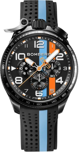 BOM Watch Bolt-68 Racing Light Blue Stripe