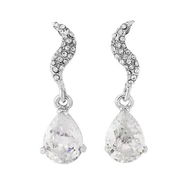 Brida Crystal Drop Earrings