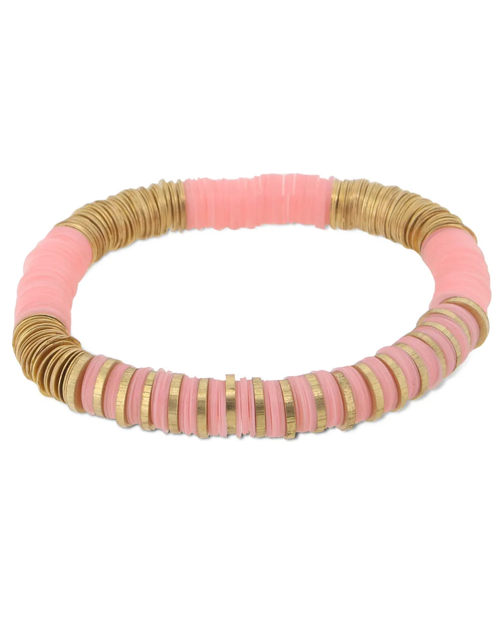 Colorful Heishi Beads Stretch Bracelets