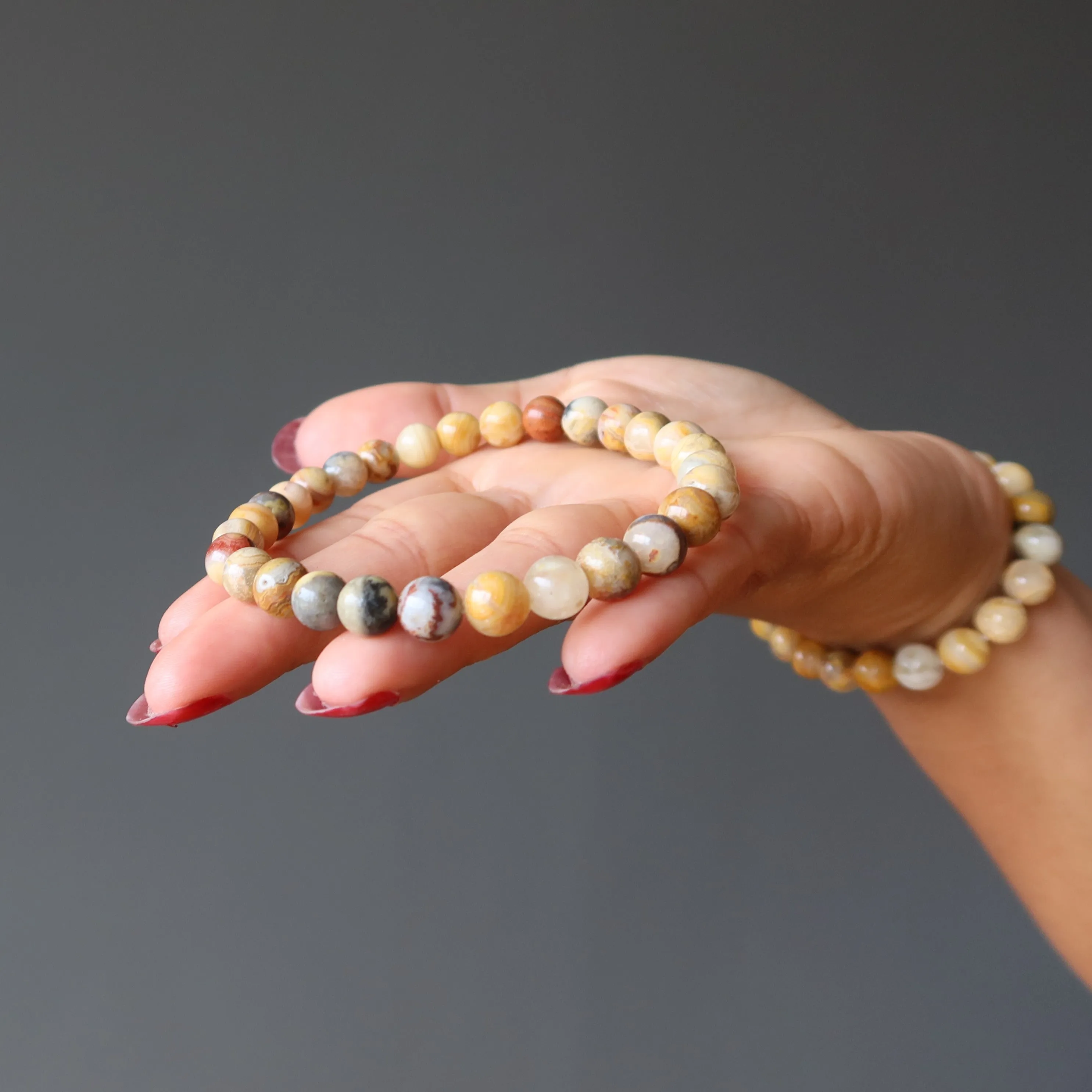 Crazy Lace Agate Bracelet My Wild Side Colorful Crystal