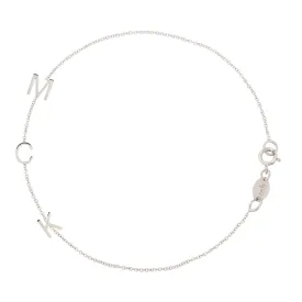 Custom Gold Bracelet - 3 Letters