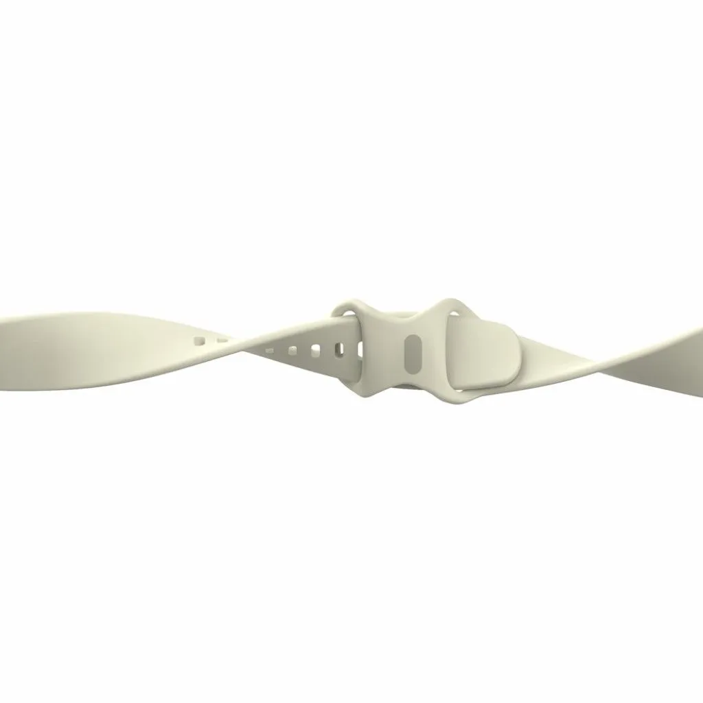 Fitbit Versa 3 / Sense silicone watch band - Beige Size: L