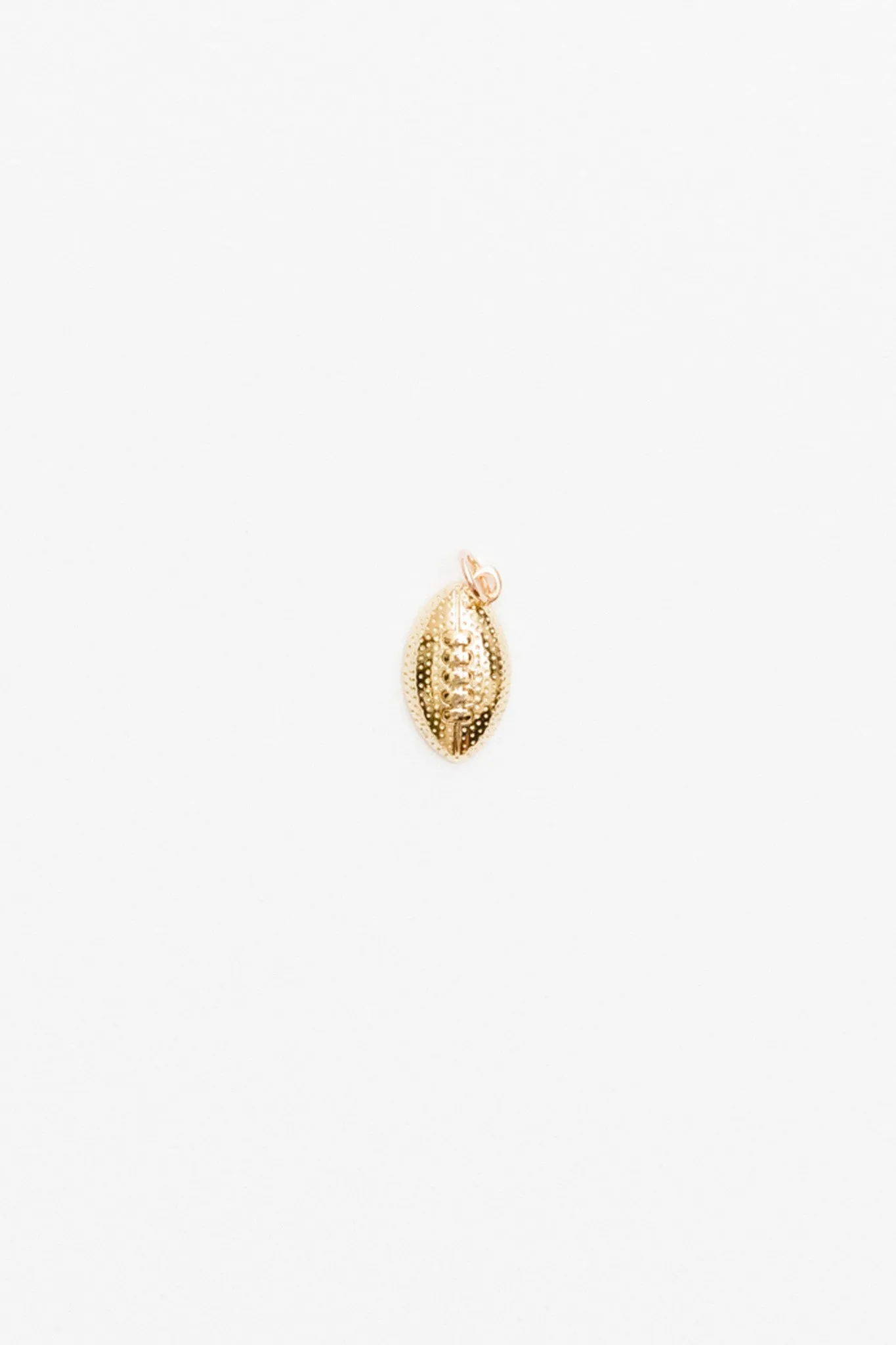 Gold Football Charm