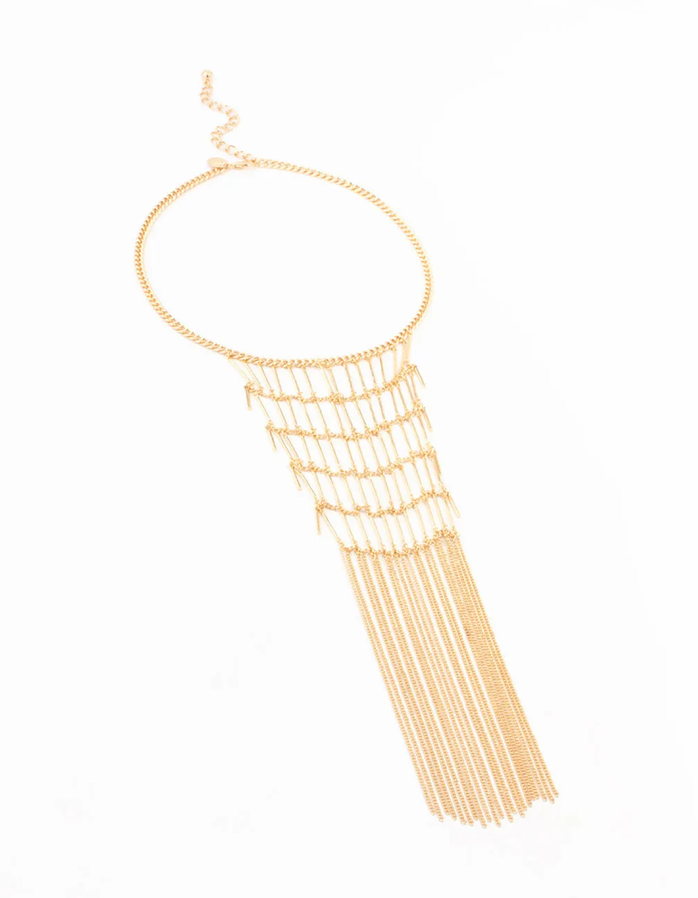 Gold Layered Statement Necklace
