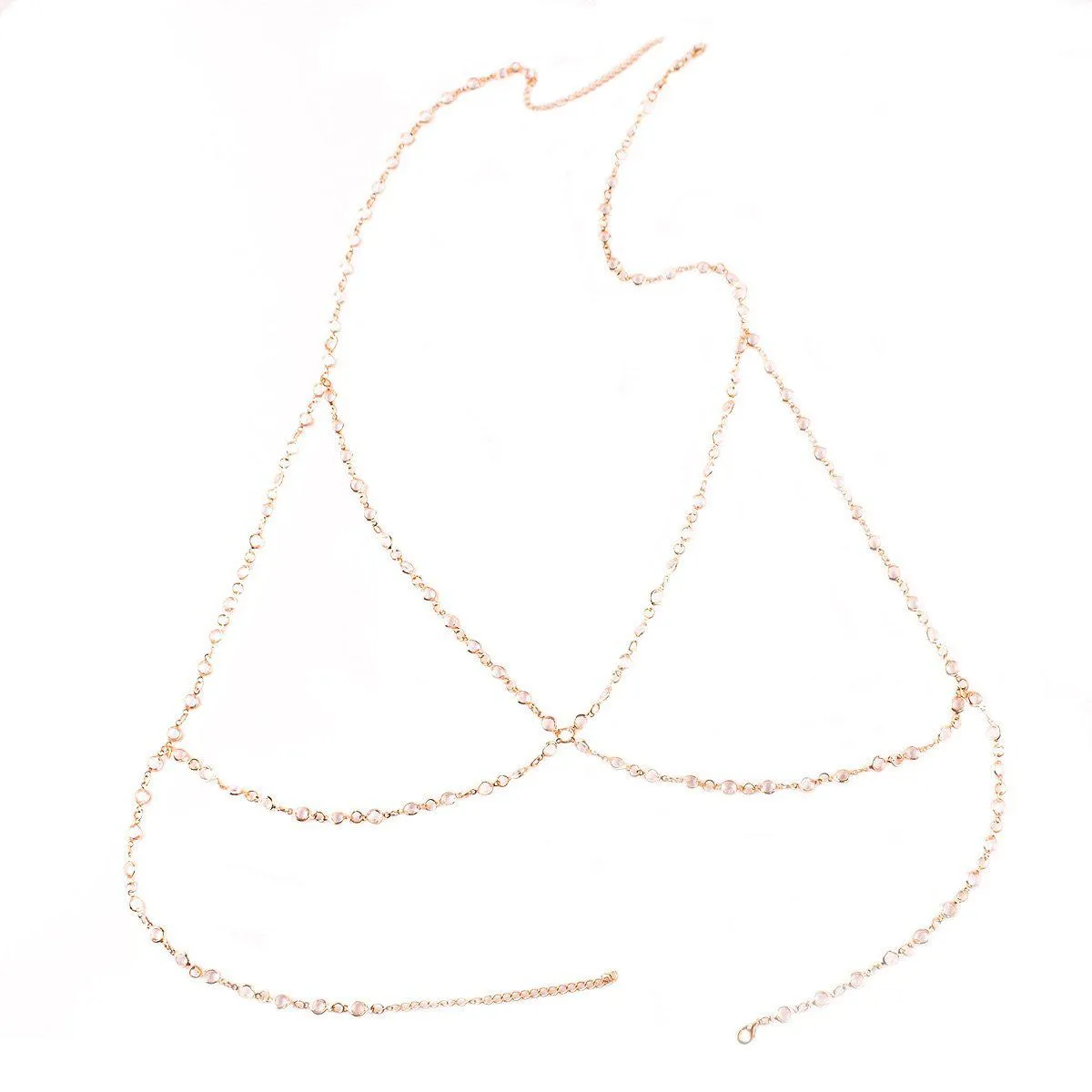 Golden Glory Body   Bra Chain