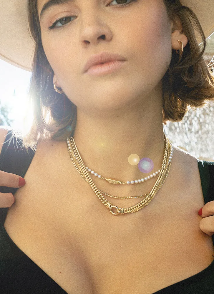 Gourmet 5.8mm necklace 14k gold