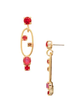Greer Studded Dangle Earrings - EFT4BGRCP