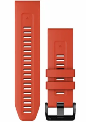 GRM Watch Band QuickFit 26 Flame Red Silicone