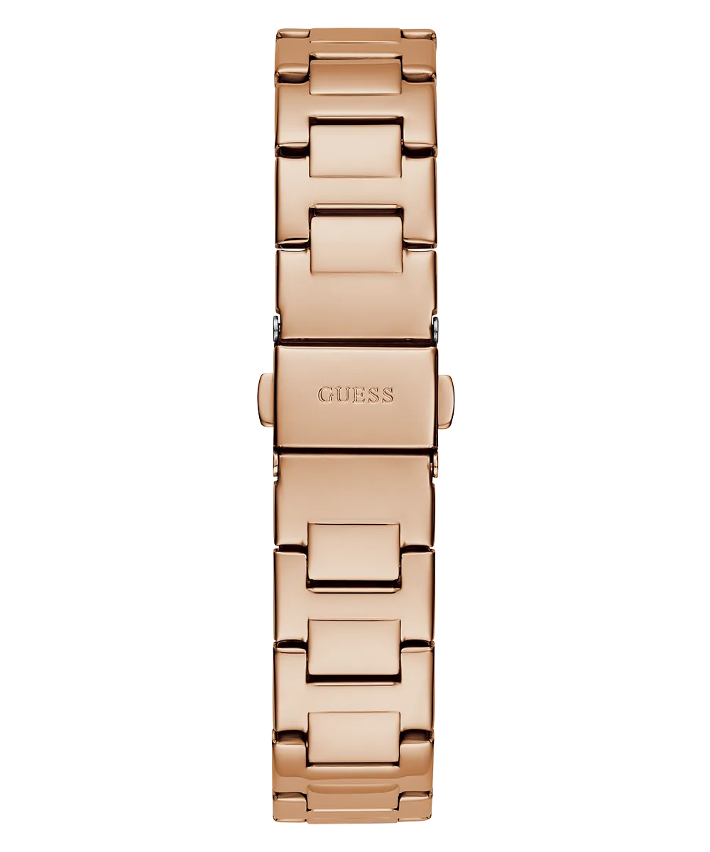 GUESS Ladies Rose Gold Tone Analog Watch