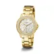 Guess Watch Crown Jewel White DL with Gold Bracelet