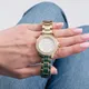 Guess Watch Crown Jewel White DL with Gold Bracelet