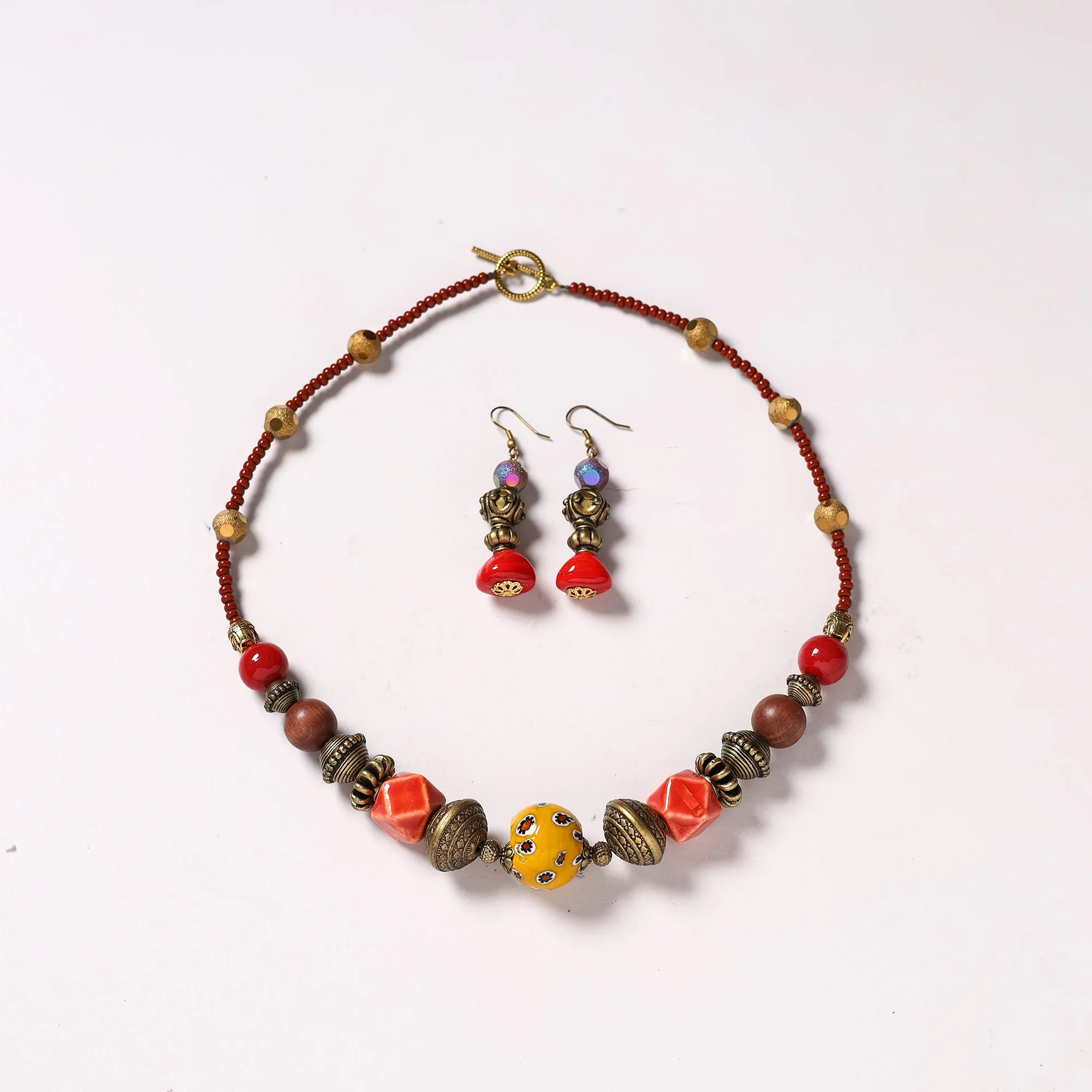 Handmade Beaded Necklace Set 233
