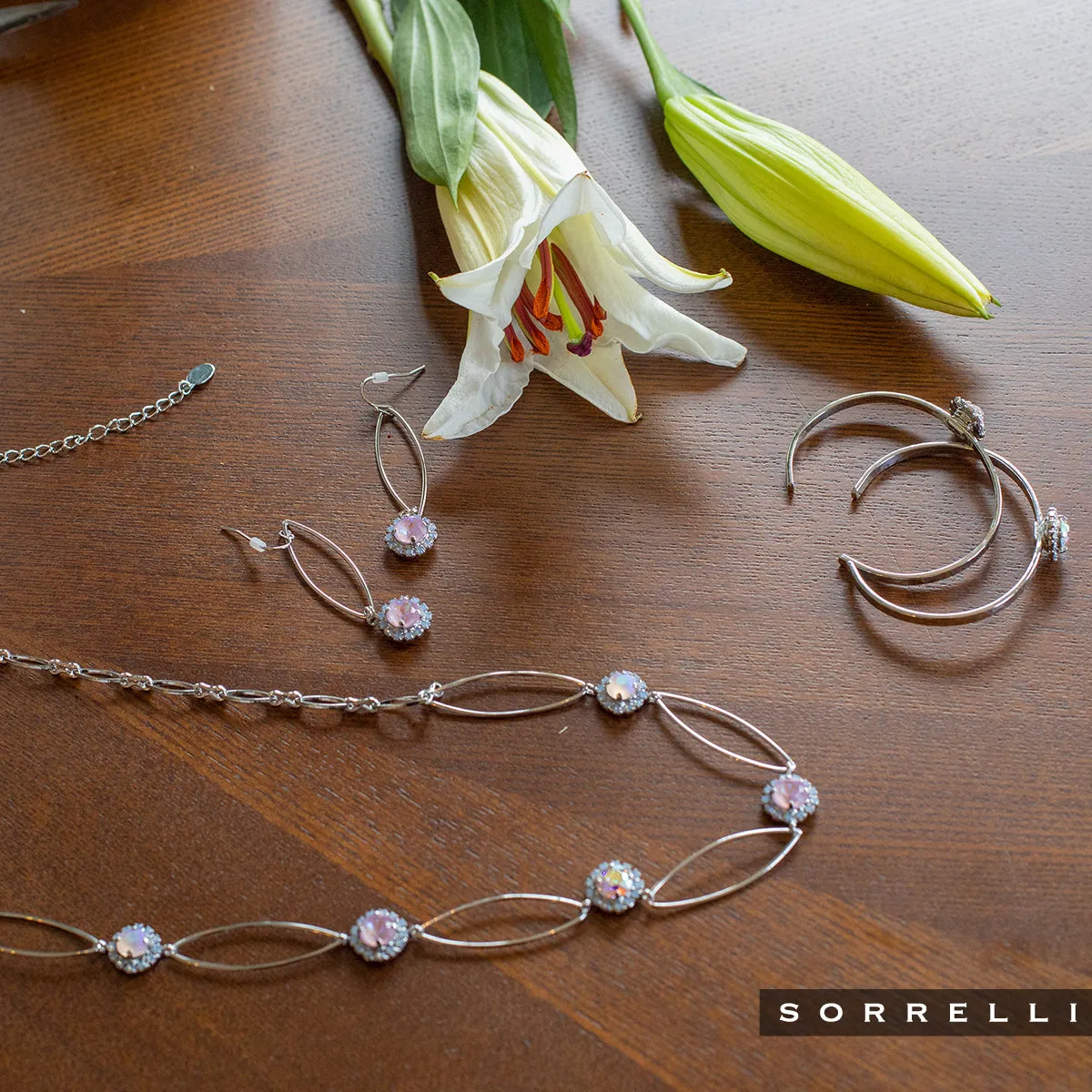 Haute Halo Oval Long Necklace - NEY13PDCCC