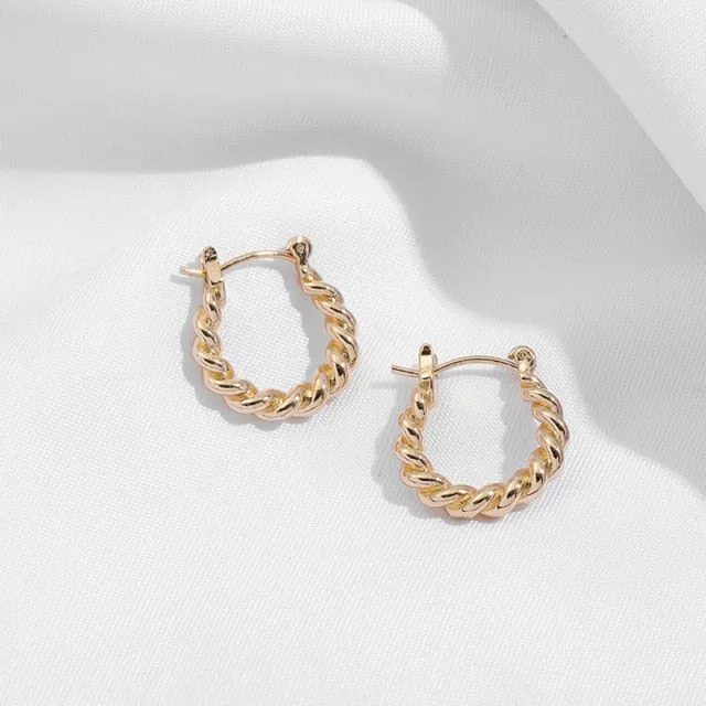 Huggie Hoop Earrings | Small Hoop Earrings | Women Earrings | Stainless Steel Hoop Earrings | Round Circle Earrings | Thick Hoop Earrings
