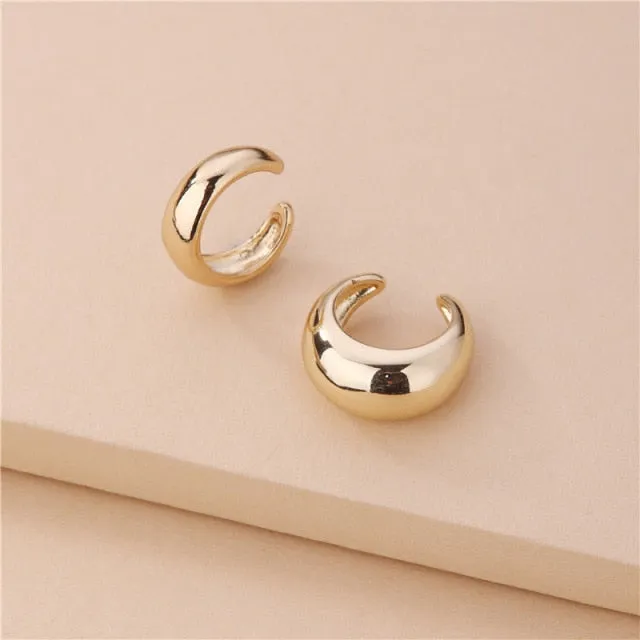 Huggie Hoop Earrings | Small Hoop Earrings | Women Earrings | Stainless Steel Hoop Earrings | Round Circle Earrings | Thick Hoop Earrings