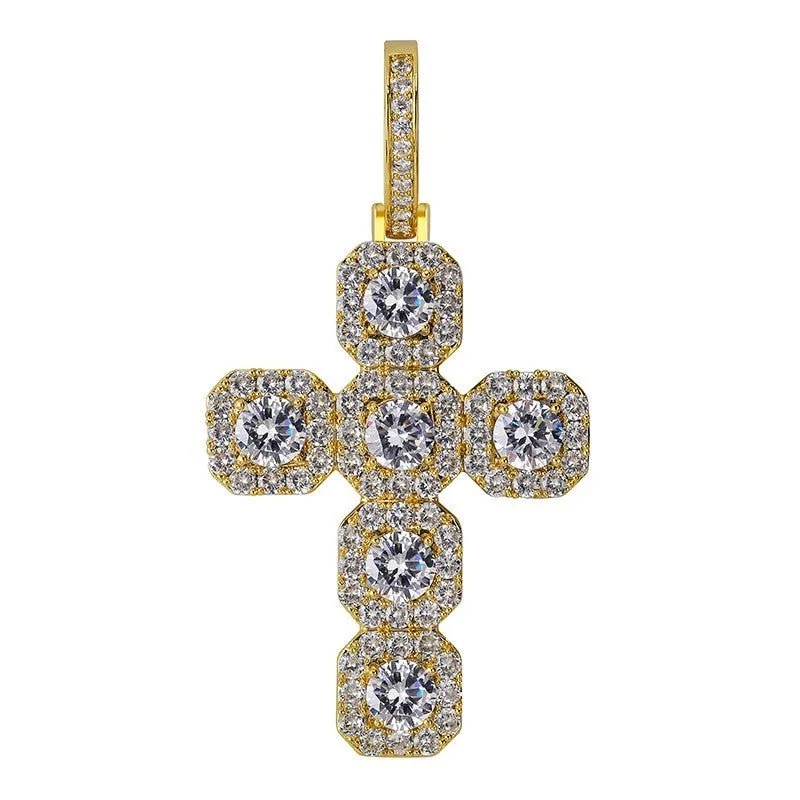 Ice Dazzle Crucifix Halo