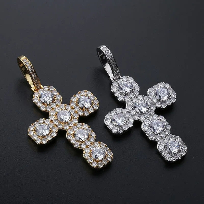 Ice Dazzle Crucifix Halo