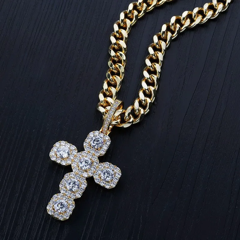 Ice Dazzle Crucifix Halo