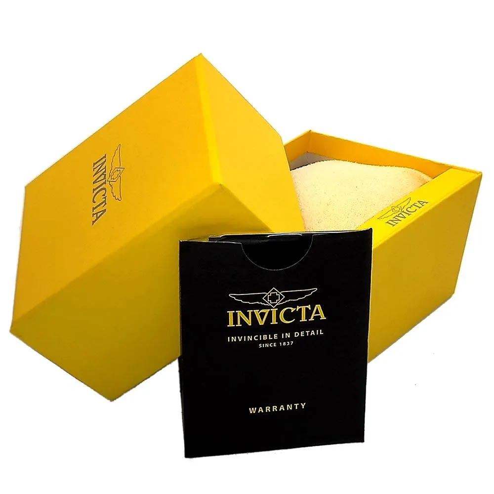 Invicta 13707 Men's Grand Diver White Dial Two Tone Rose Gold Plated Steel Bracelet Automatic Dive Watch