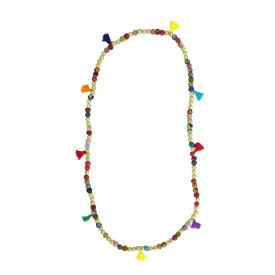 Kantha Tasseled Necklace Bracelet