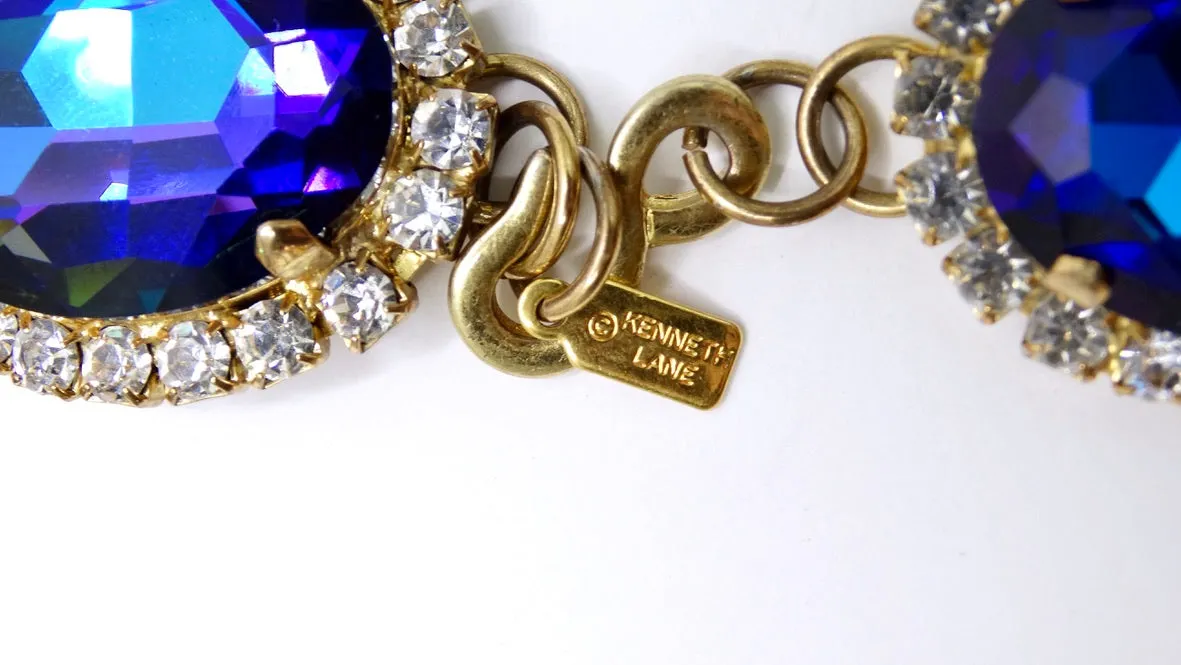Kenneth Jay Lane 1960s Jeweled Statement Necklace