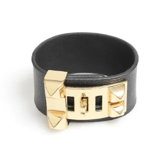 Leather Latch Bracelet