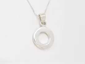 Letter O Pendant - Name Initial Necklace - Personalized Pendant