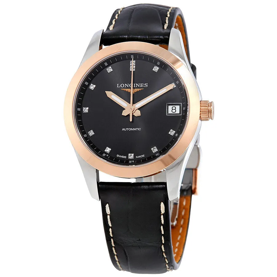 Longines Conquest Classic Black Dial Ladies Watch L2.385.5.58.3