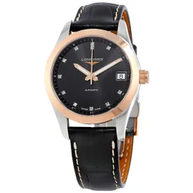 Longines Conquest Classic Black Dial Ladies Watch L2.385.5.58.3