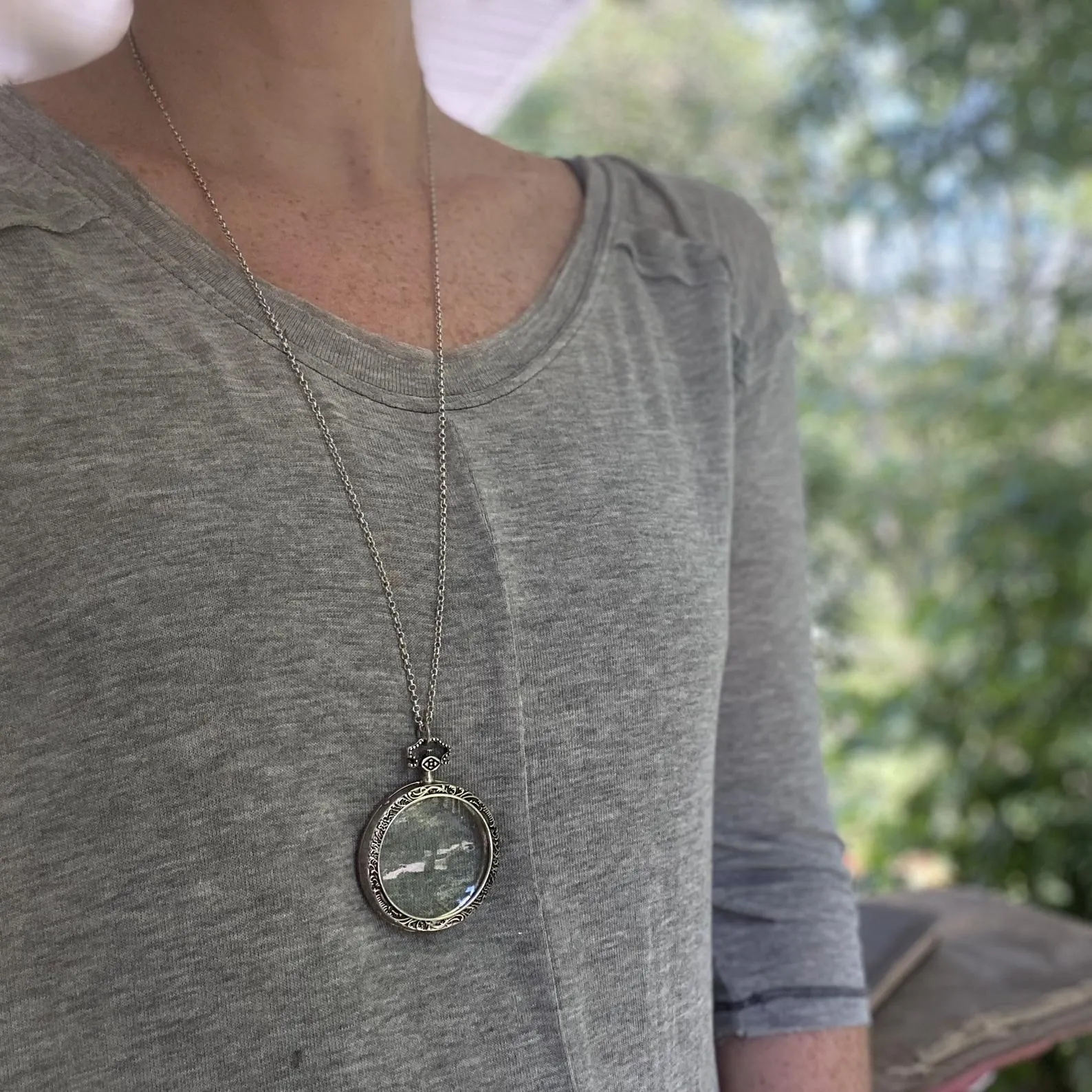 Magnifying Lens Necklace