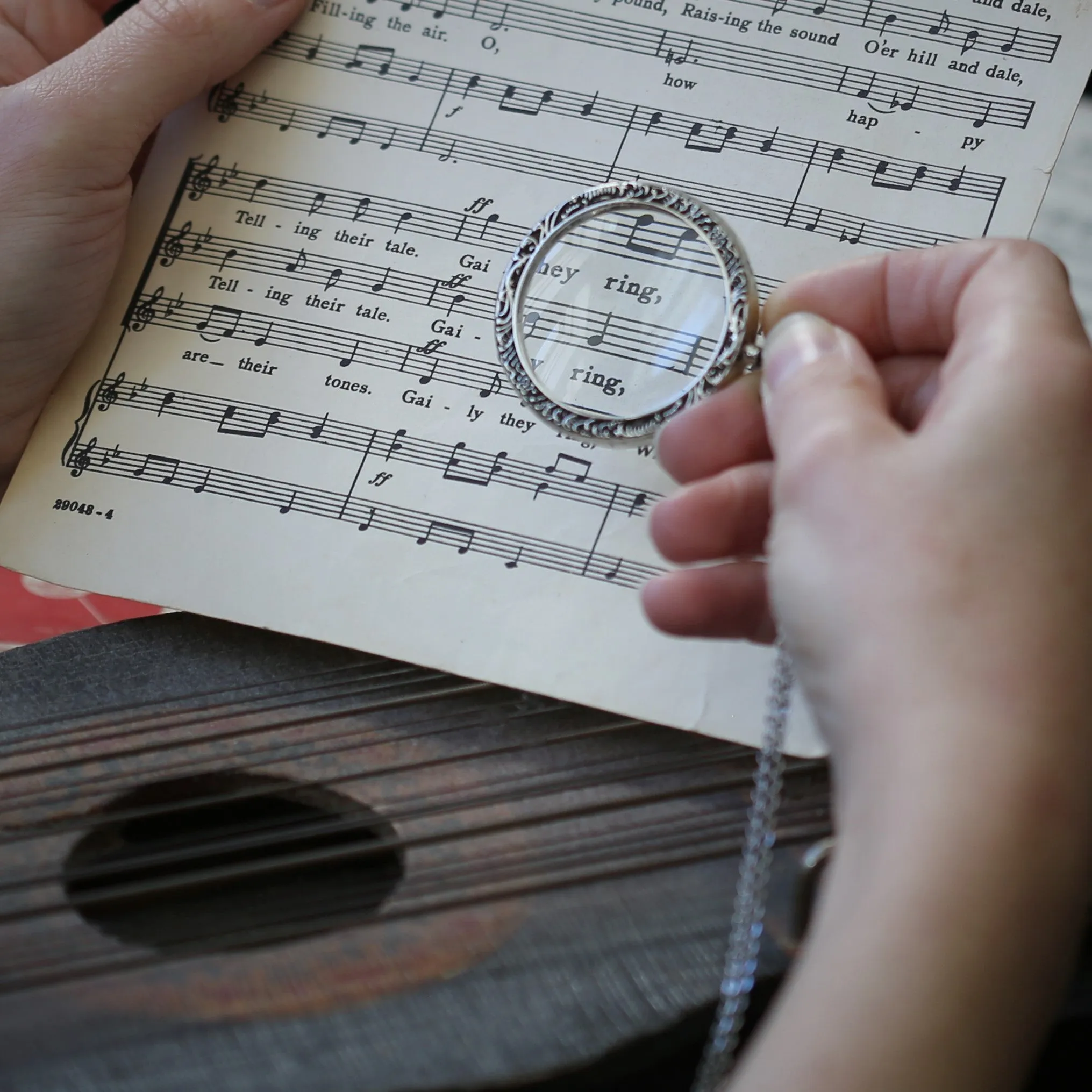 Magnifying Lens Necklace