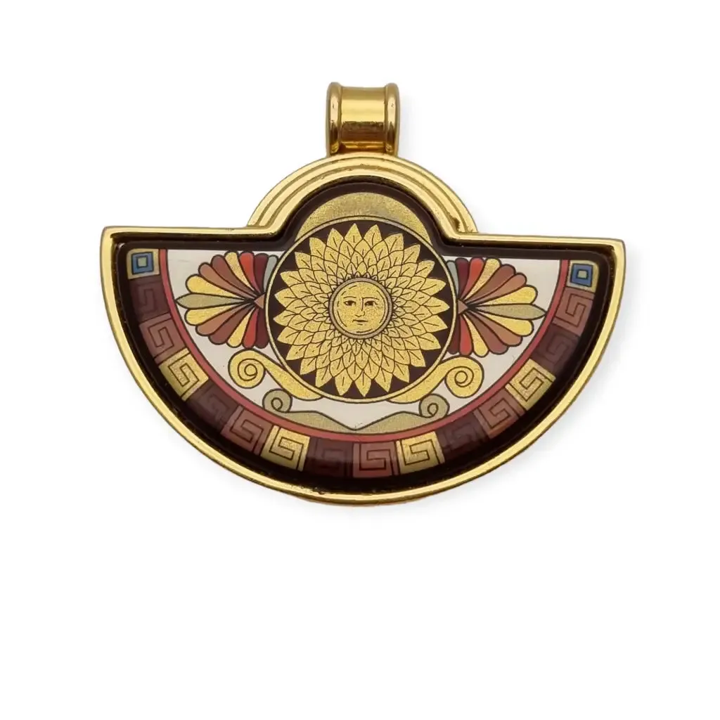 Michaela Frey Set, Pendant and Bracelet, Greco-Roman Sun, designer gifts.